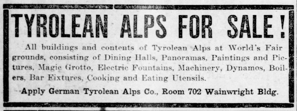 February 1905 advertisement
